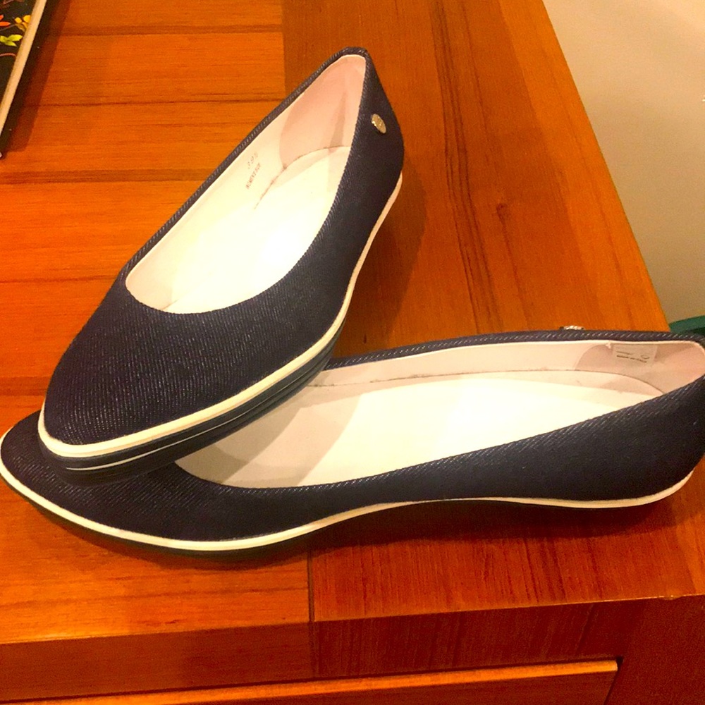 Hogan blue denim shoes